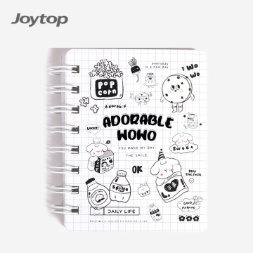 Wholesale Wowo Dog C7 8 Holes 50 Sheets Simple Nordic Style Twin Spiral Notebook