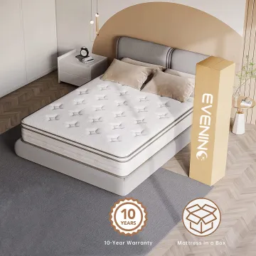 High Quality Sleep Well Mattress: High Density Foam with Queen Pocket Spring Colchon