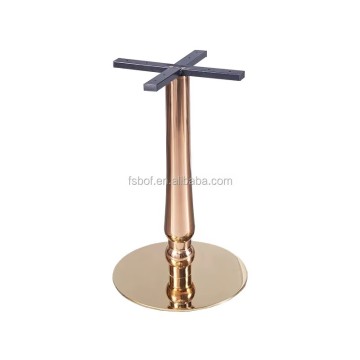 Shinny Gold Stainless Steel Base for Bistro Table