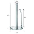 キッチン組織ホルダーステンレススチールペーパータオルホルダー