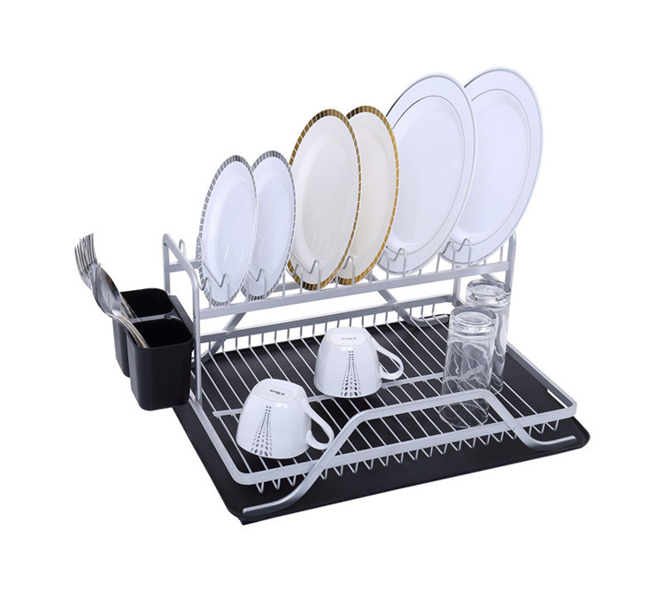 2 layer aluminum Dish Rack