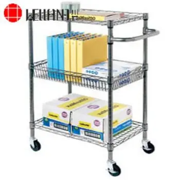 Display New Style Chrome Kitchen Trolley