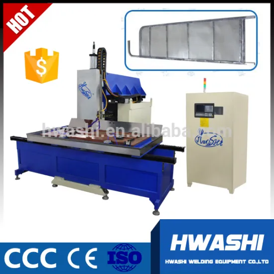 HWASHI Kitchen Rack Automatic Seam Welding Machine For Steel Pipe and Wire Mesh