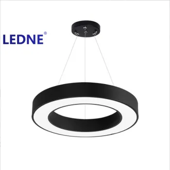 Creative LED Chandeliers: Unique Round and Hollow Designs for Offices, Gyms, Internet Cafes, and More