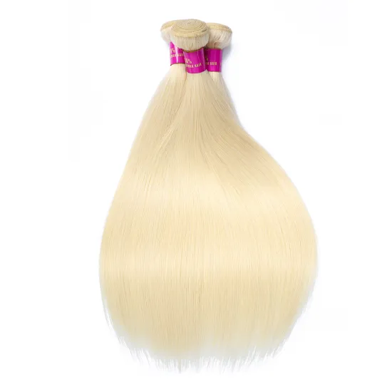 Wholesale 613 Cuticle Aligned Virgin Hair,Russian Blonde Virgin Human Hair Bundle,40 Inch Blonde Brazilian Human Hair Extension
