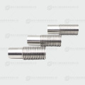 Tungsten alloy rod with thread