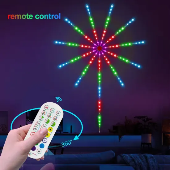 5V RGBIC Color Changing Music Sync LED Strip Lights with App Control