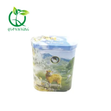 Oval tin containers for sale