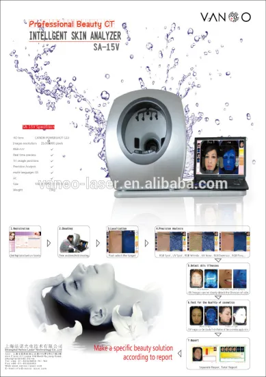 Skin Analyzer, Skin and hair scanner machine