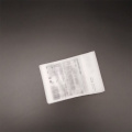CPE frosted zipper bag for makeup