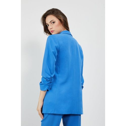 Autumn Blue Professional Long-Sleeved Blazer