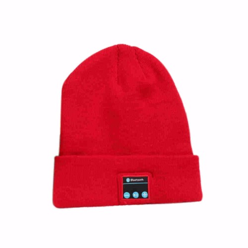 Headset Topi Rajutan Beanie Nirkabel untuk Mendengarkan Musik