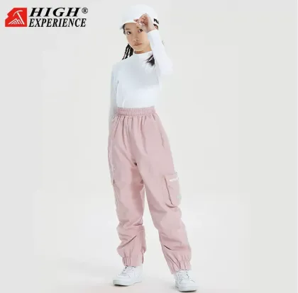 Children's Warm Jacketed Snow Pants