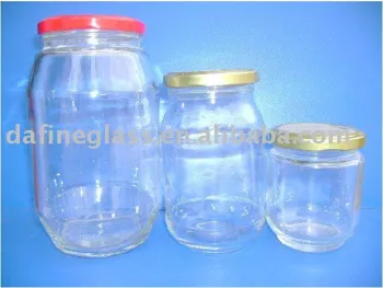 supple canned/tinned food glass bottle