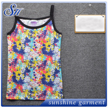 High quality kidst shirts wholesale cotton vest