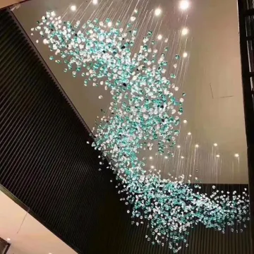 Art Luxury Design Custom Hotel Glass Project Chandelier