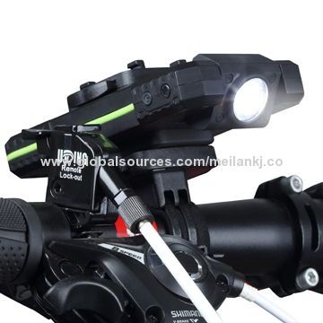Bicycle power bank with high brightness LED light, suitable for charging all your smart devices