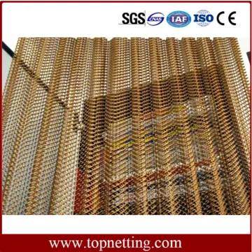 Aluminum Hanging Drapey Metal Chain Link Decorative Mesh Curtain