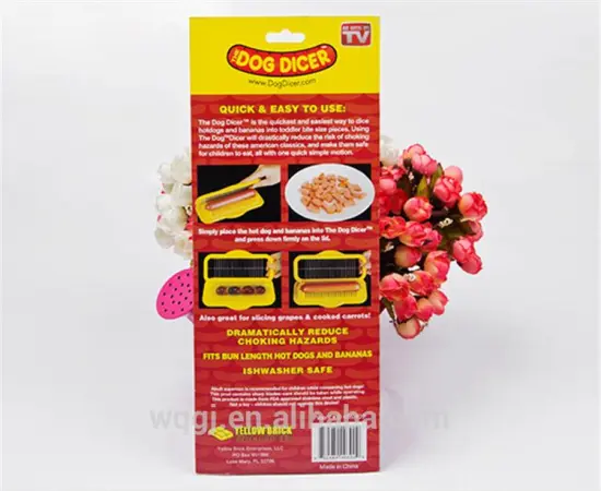 Wholesale Blister Card Hot Dog Cutter for Kitchen Tools