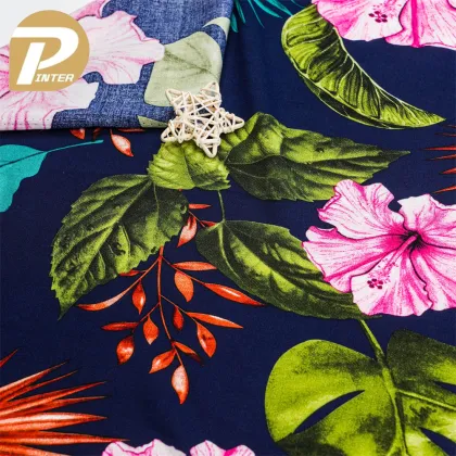 Wholesale Custom Printed 100% Rayon Woven Viscose Fabric