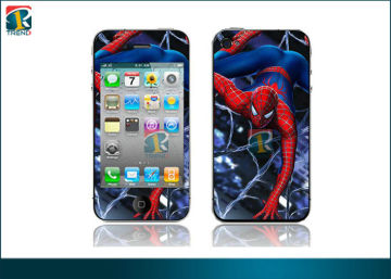 Customized Superman 3m Vinyl Sticker With Anti-finger Print Matte For Iphone 4