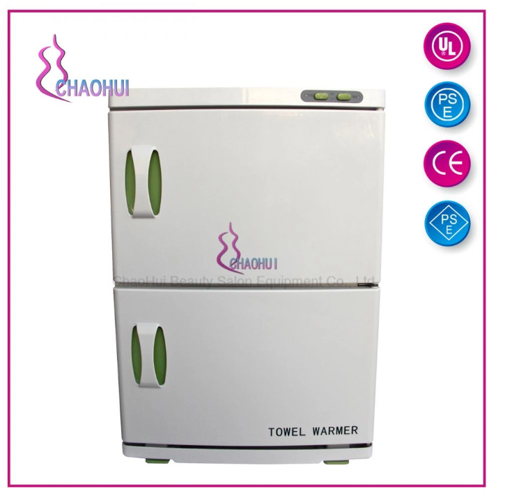 Towel warmer with UV sterilizer and hot cabinet