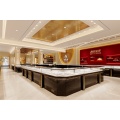 gold jewelry display cabinet for luxury stores