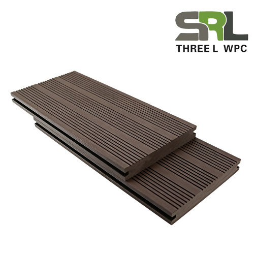 SRL-DEK Terraza de WPC sólida con protección UV de 140x20 mm