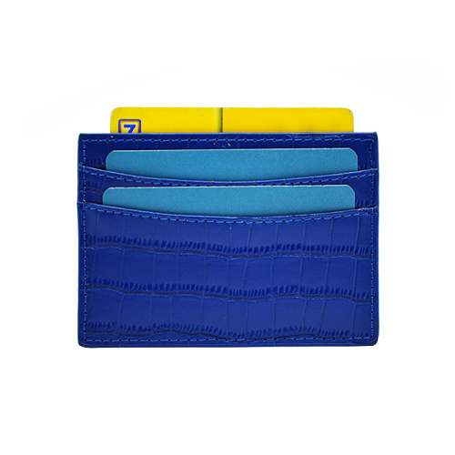 Crocodile Leather Business Credit Card Holder