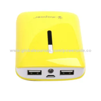 Mobile Power Bank with 6,600mAh Capacity, LED Torch