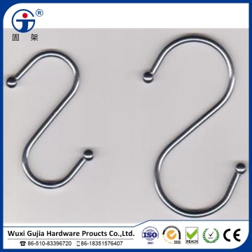 Can hang sign, work instruction of S-shaped metal hooks