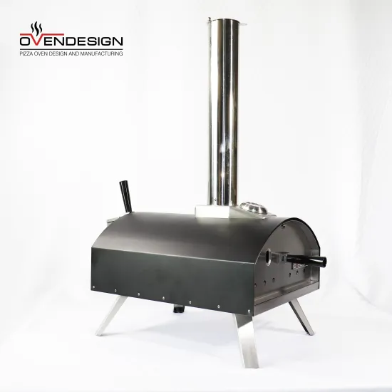 Wholesale Mixed Material Wood Fired Pizza Oven Design for Outdoor Household Use Used for Camping