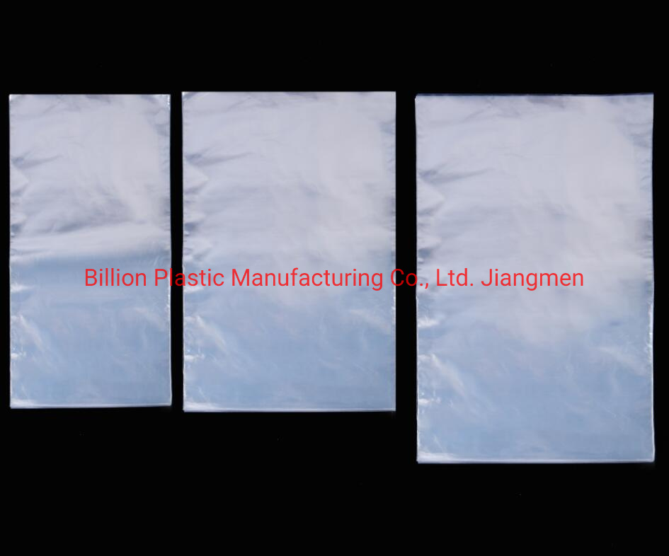 LDPE Transparent Side Seal Flat Bag for Food Packaging