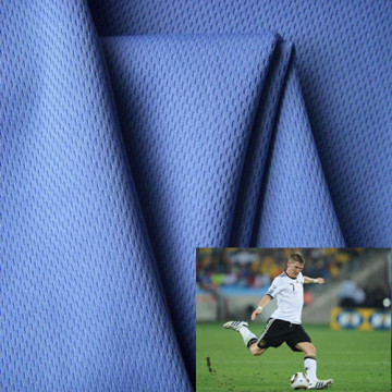 football jersey knitted bird eye mesh fabric