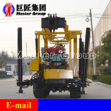 Crawler mounted drilling machine XYD-130 mobile 100m drilling rig