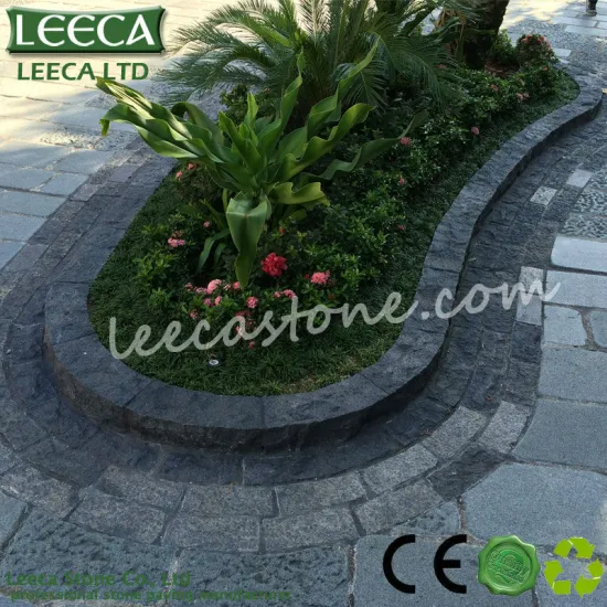 Natural face garden edge kerb stone