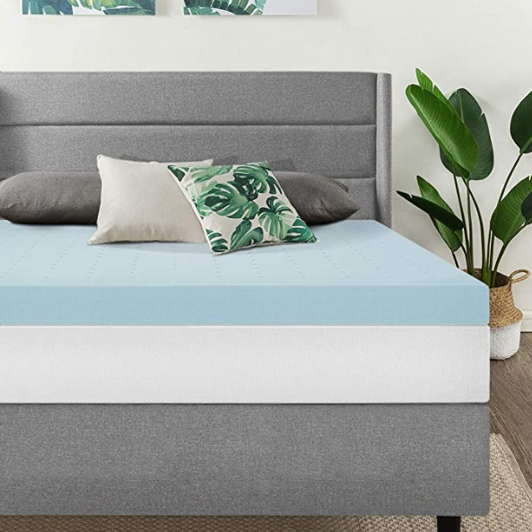 Gel Memory Foam Topper 4inch 