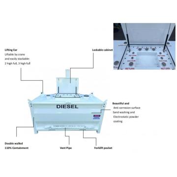 Customized 1000 Liter Kraftstoff Dieselöl -Lagertank