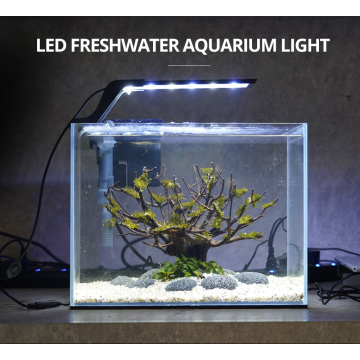 Lâmpada de clipe de aquário LED de cor azul branco
