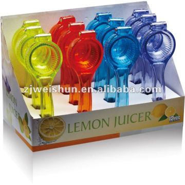 colorful ps plastic lemon squeezer