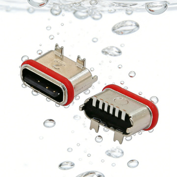 6 PIN Waterproof Type-C Connector