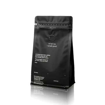 Moisture-proof Plastic Block Bottom Pouch For Coffee