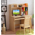 Good quanlity computer desk with bookshelf