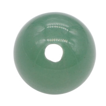 Green Aventurine 18MM Round Beads Drilled Large Hole 5MM for Making Jewelry