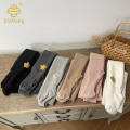Leggings de girassol, macacão, meias com lã grossa