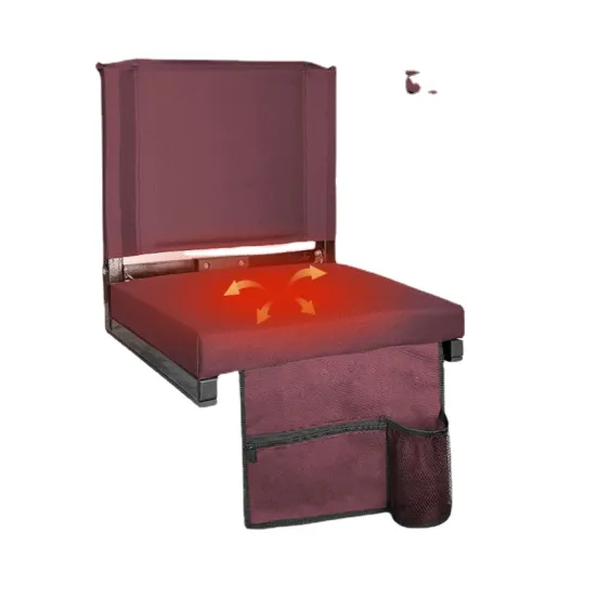  Hangrui Wholesale Multi-Pocket USB Heated Stadium Chair