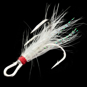 4/0 # 4X Treble Hook Full Feather Bulk Fishing Hooks