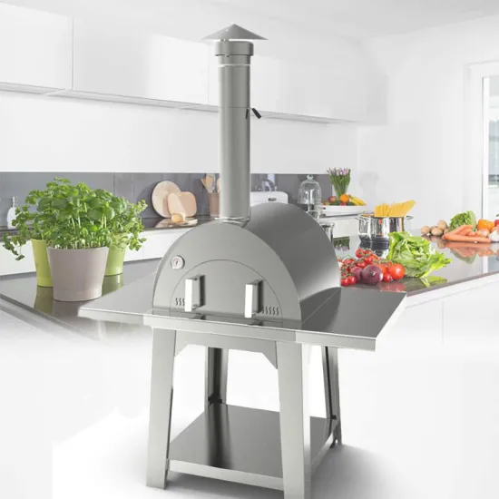 Outdoor Garden Kitchen Stainless Steel Wood-Fired Bbq Pellet Pizza Oven