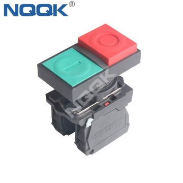 Spring-Loaded Push Button Switch with Symbol Logo