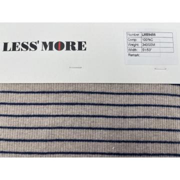 340GSM 100% vải sườn cotton